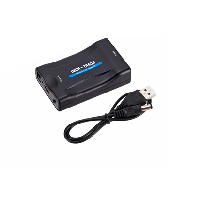 Picture of RoGer Adapter to Transfer SCART to HDMI Signal (+Audio) Black