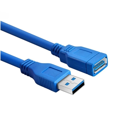 Изображение RoGer USB-A Extension Cable 5Gbps / 3m / blue