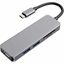 Attēls no RoGer USB-C Hub 5in1 USB 3.0 x2 / HDMI / SD card reader / TF card reader Gray
