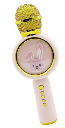 Изображение RoGer X6 Baby Rabbit Kids Karaoke Microphone Bluetooth / SD card