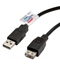 Изображение ROLINE USB 2.0 Cable, Type A-A, M/F 3 m