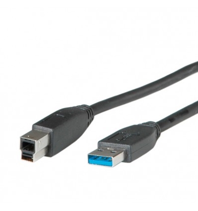 Изображение ROLINE USB 3.0 Cable, Type A M - B M 0.8 m