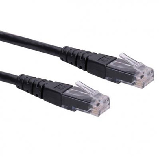 Picture of ROLINE UTP Patch Cord Cat.6, black 0.3m