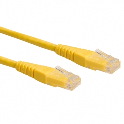 Attēls no ROLINE UTP Patch Cord, Cat.6, yellow, 5.0 m