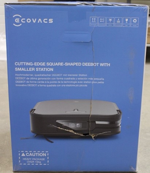 Picture of SALE OUT.  | Ecovacs Robotic Vacuum Cleaner | DEEBOT X2 OMNI | Wet&Dry | Operating time (max) 212 min | Lithium Ion | 6400 mAh | Dust capacity 0.42 L | 8000 Pa | Black | DAMAGED PACKAGING, UNPACKED, USED, DIRTY, SCRATCHES