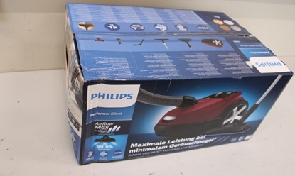 Attēls no SALE OUT. Philips FC8781/09 Performer Silent Vacuum cleaner with bag, Red DAMAGED PACKAGING | Philips Vacuum Cleaner | Performer Silent FC8781/09 | Bagged | Power 750 W | Dust capacity 4 L | Red | DAMAGED PACKAGING