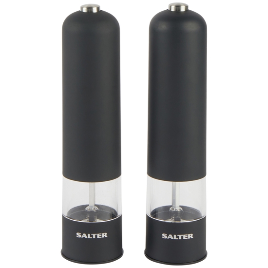 Изображение Salter 7524 BKXRUP1 Matt Black Electronic Mill set