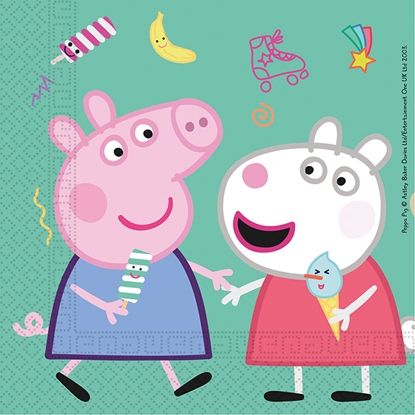 Изображение Salvetes Peppa Pig 33x33cm 20gab.