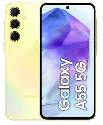 Изображение MOBILE PHONE GALAXY A55 5G/8/256 LEMON SM-A556B SAMSUNG