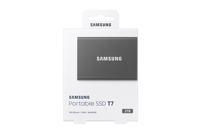 Attēls no Samsung Portable SSD T7 2 TB Grey