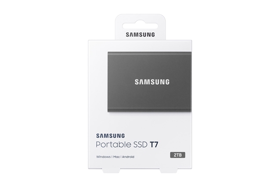 Picture of Samsung Portable SSD T7 2 TB USB Type-C 3.2 Gen 2 (3.1 Gen 2) Grey