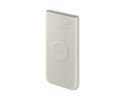 Attēls no Samsung Wireless Powerbank 10.000 mAh 25W - beige