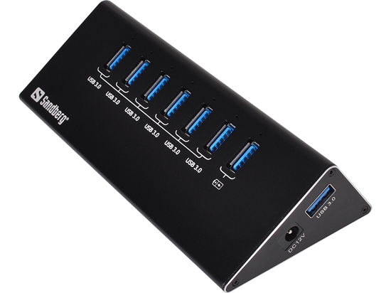 Picture of Sandberg 133-82 USB 3.0 Hub 6+1 Ports