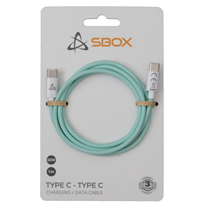 Attēls no Sbox Type C - Type C M/M 1m green TYPEC-1-G