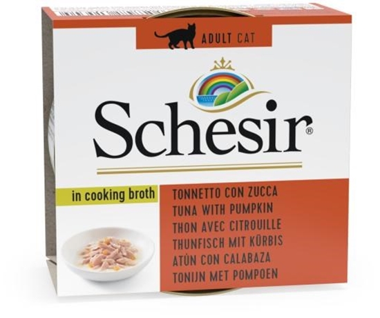 Изображение SCHESIR in cooking broth Tuna with pumpkin - wet cat food - 70 g