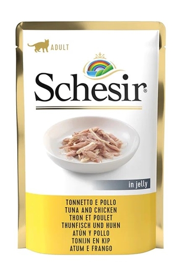 Picture of SCHESIR in jelly Tuna with chicken - wet cat food - 85 g