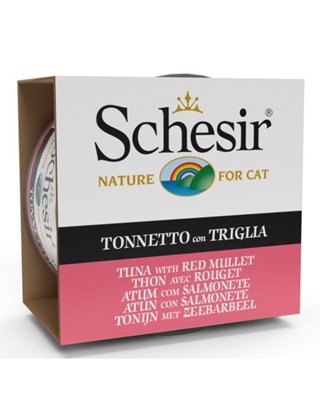Attēls no SCHESIR in jelly Tuna with red mullet - wet cat food - 85 g