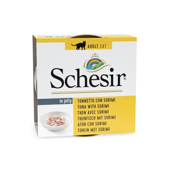 Picture of SCHESIR in jelly Tuna with surimi - wet cat food - 85 g