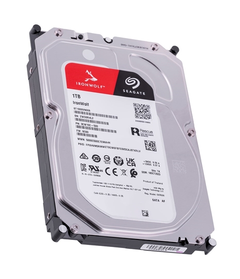 Изображение Seagate IronWolf ST1000VN008 internal hard drive 3.5" 1 TB Serial ATA III