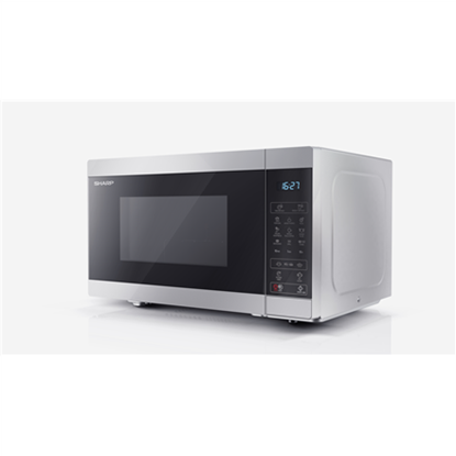 Изображение Sharp | Microwave Oven with Grill | YC-MG81E-S | Free standing | 900 W | Grill | Silver