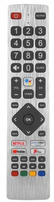 Picture of Sharp LXRMC0015N TECHNIKA / SHARP TEF / NETFLIX / YOUTUBE / ANDROID Remote Control