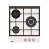 Picture of Simfer | Hob | H4.305.HGSBB | Gas on glass | Number of burners/cooking zones 3 | Rotary knobs | White