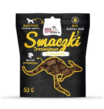 Изображение SYTA MICHA Training treats with kangaroo - dog treat - 50g