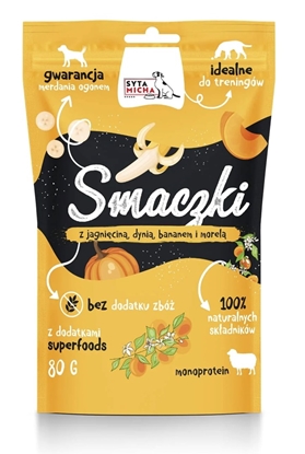 Picture of SYTA MICHA Treats with lamb, pumpkin, banana and apricot - dog treat - 80g