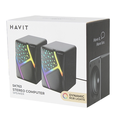 Attēls no Skaļrunis stereo sistēma Havit 3.5mm USB