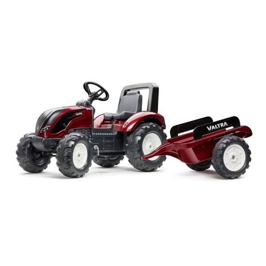 Picture of Skrejrats Traktors Falk Valtra S4 ar piekabi 3-7 gadi