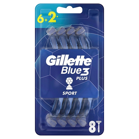 Изображение Skuveklis Gillette Blue3 Sport 6+2gab.