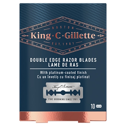 Изображение Skuvekļa rezerves King C. Gillette aizsargājošā 10gab.