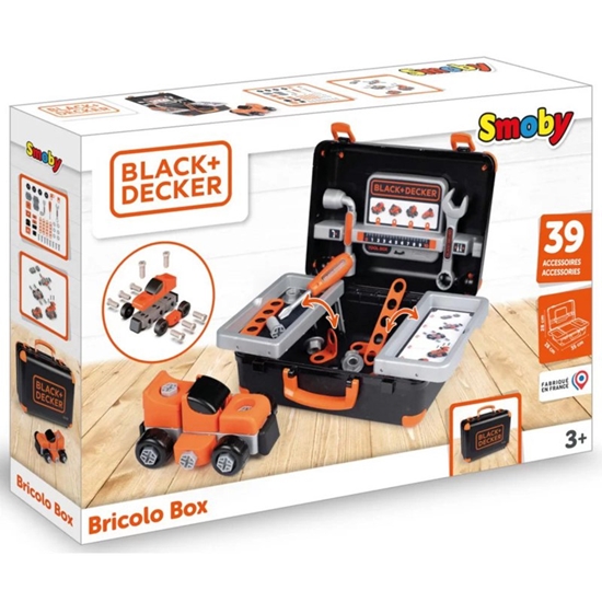 Изображение Smoby Black & Decker įrankių dėklas