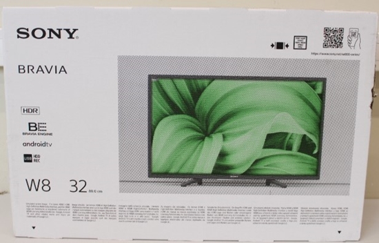 Picture of Sony KD32W800P | 32" (80 cm) | Smart TV | Android | HD | Black | DAMAGED PACKAGING,  FEW SMALL NICKS ON TOP FRAME