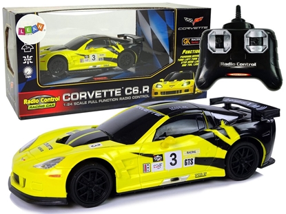 Picture of Sportinis nuotoliniu būdu valdomas automobilis Corvette C6.R , geltonas