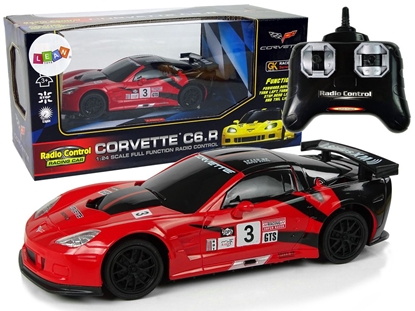 Picture of Sportinis nuotoliniu būdu valdomas automobilis Corvette C6.R, raudonas