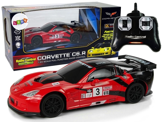 Picture of Sportinis nuotoliniu būdu valdomas automobilis Corvette C6.R, raudonas