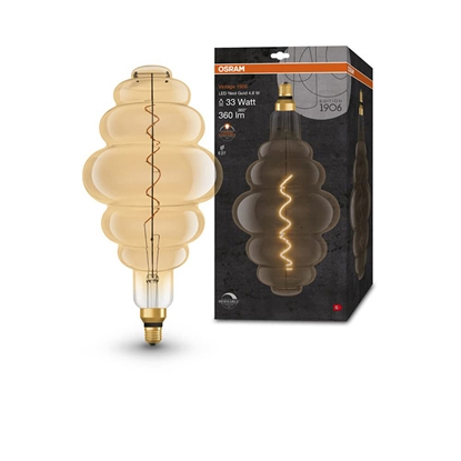 Изображение Spuldze 1906 Nest 4.8W(33)/822 E27 gold 360lm DIM /4