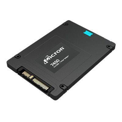 Picture of SSD|MICRON|SSD series 7450 MAX|1.6TB|NVMe|NAND flash technology TLC|Write speed 2700 MBytes/sec|Read speed 6800 MBytes/sec|Form Factor U.3|TBW 8700 TB|MTFDKCB1T6TFS-1BC1ZABYYR