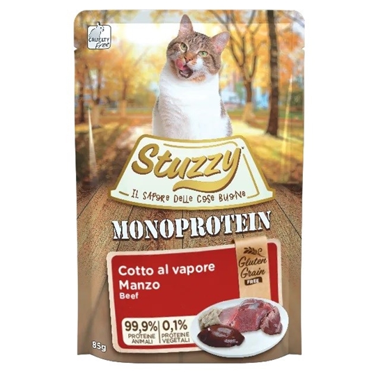 Изображение STUZZY Monoprotein Beef - wet cat food - 85 g