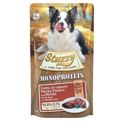 Attēls no STUZZY Monoprotein Beef with blueberries - wet dog food - 150 g