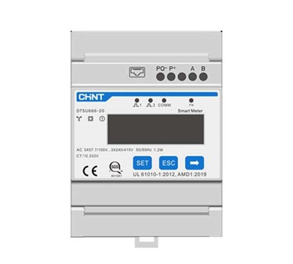 Picture of SUNGROW | Three Phase Smart Energy Meter 250A DTSU666-20 indirect measurement (needs CT‘s)