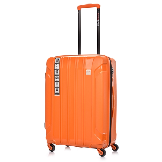 Picture of SwissBags Tourist Medium ceļojumu koferis 65cm Orange