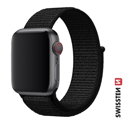 Attēls no Swissten Nylon Band for Apple Watch 38 / 40 / 41 mm