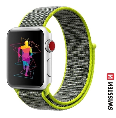 Attēls no Swissten Nylon Band for Apple Watch 38 / 40 / 41 mm