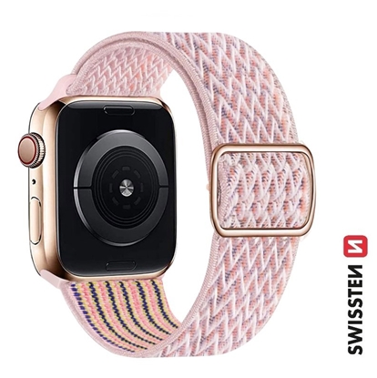 Attēls no Swissten Nylon Band with Buckle for Apple Watch 38 / 40 / 41 mm