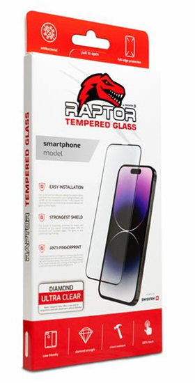 Picture of Swissten Raptor Diamond Ultra Full Face Tempered Glass for Apple iPhone 15 Black