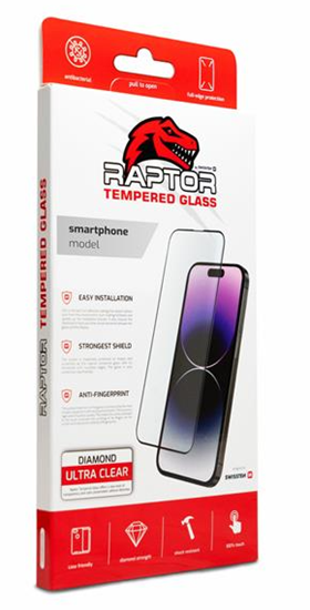 Picture of Swissten Raptor Diamond Ultra Full Face Tempered Glass for Apple iPhone 15 Pro Max Black