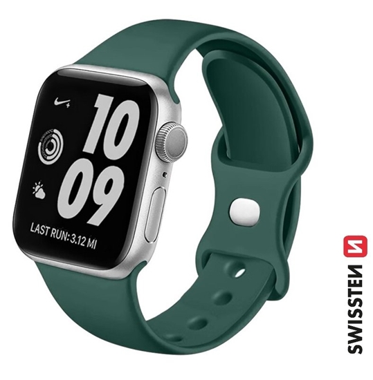 Изображение Swissten Silicone Band for Apple Watch 38 / 40 mm