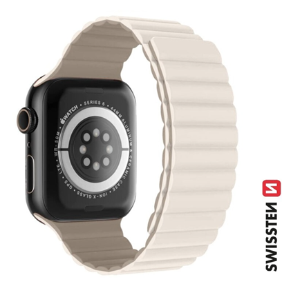 Изображение Swissten Silicone Magnetic Band for Apple Watch 38 / 40 mm